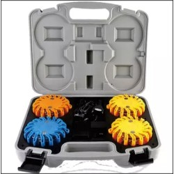 Set 4 girofaruri magnetice LED cu acumulatori Set 4 girofaruri magnetice LED cu acumulatori